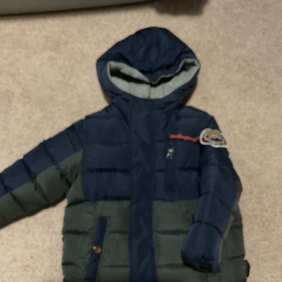 Weatherproof Kids' Navy and grey reversal Puffer Jacket - Picture 2 of 7